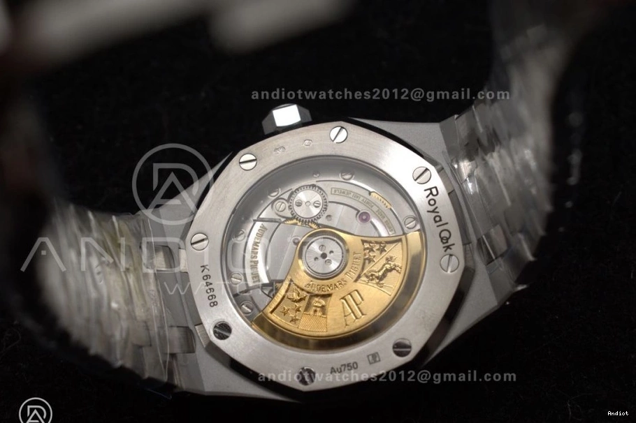 Unique Dial APSF 1:1 1031 Clone Oak SA3120 37mm Grey Bracelet Super Best 15454 SS Royal Frosted on SS Edition Textured 0706